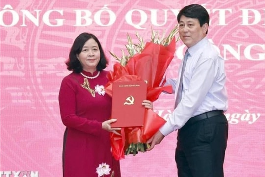 Bà Bùi Thị Minh Hoài giữ chức Bí thư Thành ủy Hà Nội