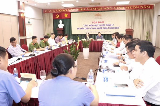 Tọa đàm về Dự thảo Luật Tư pháp người chưa thành niên