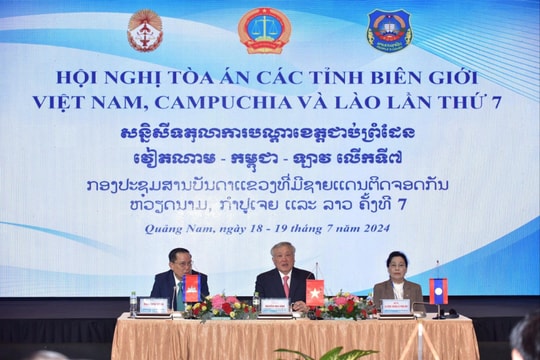 Khai mạc Hội nghị Tòa án các tỉnh biên giới Việt Nam- Campuchia- Lào lần thứ 7