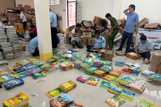 Gần năm học mới, phát hiện gần 80.000 sách giáo khoa giả mạo
