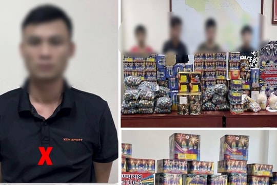 Triệt phá đường dây mua bán pháo nổ xuyên quốc gia