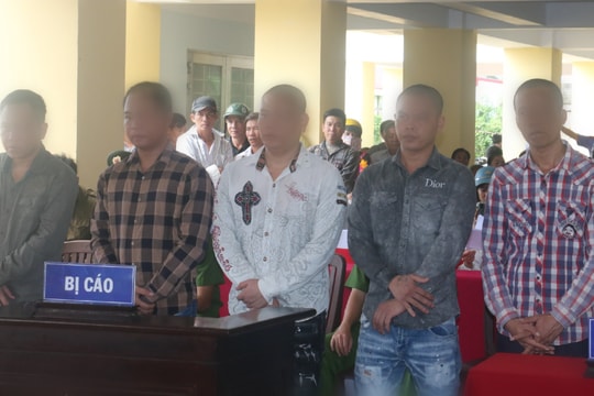 Rượt đuổi, dùng vũ lực gây thương tích, cướp tài sản trên ghe