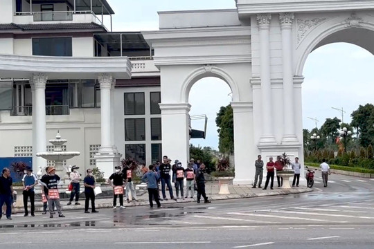 Không liên quan, dự án của Hải Long Land vẫn bị nhóm người quấy rối
