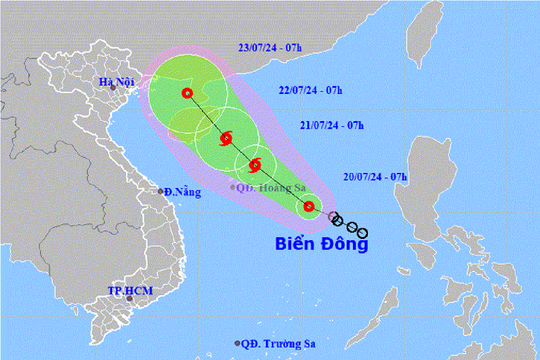 Áp thấp nhiệt đới diễn biến rất phức tạp, có thể mạnh lên thành bão
