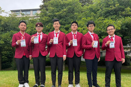 Việt Nam giành 5 huy chương Olympic Toán quốc tế