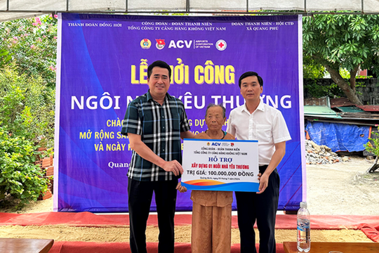 ACV trao tặng “Ngôi nhà yêu thương” cho gia đình hoàn cảnh khó khăn tại Quảng Bình