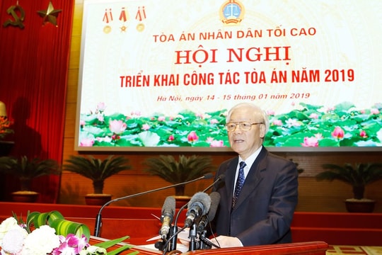 Ghi nhớ tình cảm đặc biệt của Tổng Bí thư Nguyễn Phú Trọng với Tòa án