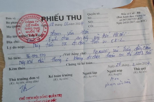 Khách hàng “ngậm trái đắng” khi nộp tiền vào Công ty Cổ phần Giáo dục Quốc tế T&T