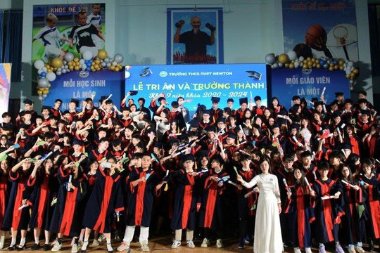 Newton dẫn đầu toàn quận Bắc Từ Liêm về kết quả đỗ chuyên trong kỳ thi tuyển sinh lớp 10