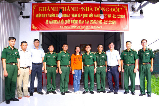 Thêm một “Nhà Đồng đội” được bàn giao cho quân nhân