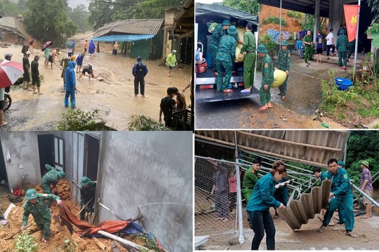 Thanh Hóa: Huy động lực lượng khắc phục hậu quả mưa lũ
