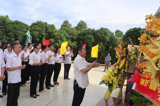 TAND hai cấp tỉnh Nghệ An tri ân các anh hùng, liệt sĩ