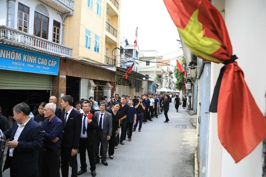 Lễ viếng Tổng Bí thư Nguyễn Phú Trọng tại quê nhà Đông Anh, Hà Nội