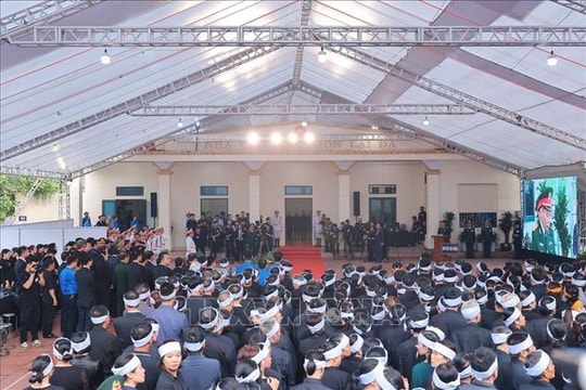 Quốc tang Tổng Bí thư Nguyễn Phú Trọng: Lễ viếng tại xã Đông Hội, huyện Đông Anh