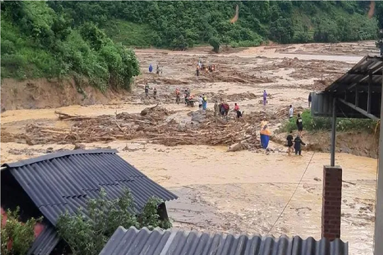 Nguy cơ xảy ra lũ quét, sạt lở đất ở các tỉnh vùng núi phía Bắc