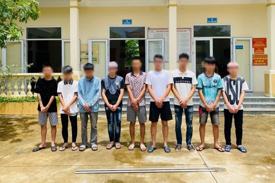 Ngăn chặn nhóm thanh thiếu niên mang hung khí đi giải quyết mâu thuẫn
