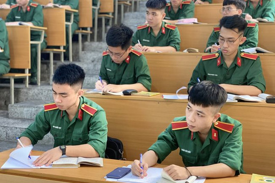 Các trường Quân đội công bố mức điểm nhận hồ sơ xét tuyển sinh đại học, cao đẳng năm 2024