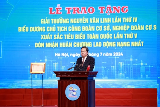 Xây dựng tổ chức Công đoàn Việt Nam vững mạnh, đất nước phồn vinh, hạnh phúc