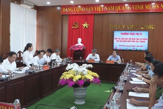 TAND thị xã Vĩnh Châu: Vượt khó, hoàn thành tốt nhiệm vụ được giao