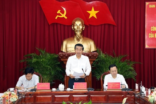 Kiểm tra công tác phối hợp điều tra, truy tố, xét xử án tham nhũng tại thành phố Cần Thơ