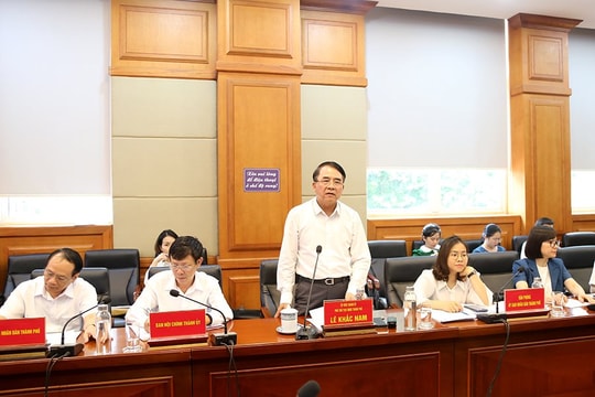 Đoàn kiểm tra công tác bồi thường nhà nước làm việc tại Hải Phòng