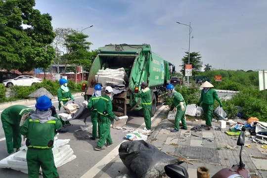 Hải Phòng: Tích cực xử lý điểm nóng tập kết phế thải bừa bãi