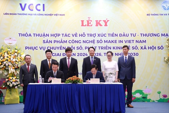 Hợp tác về hỗ trợ xúc tiến đầu tư - thương mại sản phẩm công nghệ số Make in Vietnam