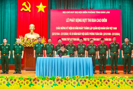 Thi đua cao điểm chào mừng kỷ niệm 80 năm Ngày thành lập QĐND Việt Nam