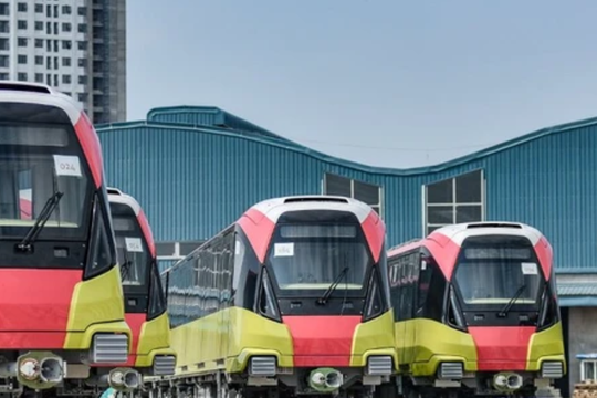 Đường sắt Nhổn - Ga Hà Nội đang được nghiệm thu, đưa vào khai thác