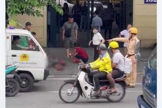 Chém người giữa phố Hà Nội do mâu thuẫn cá nhân