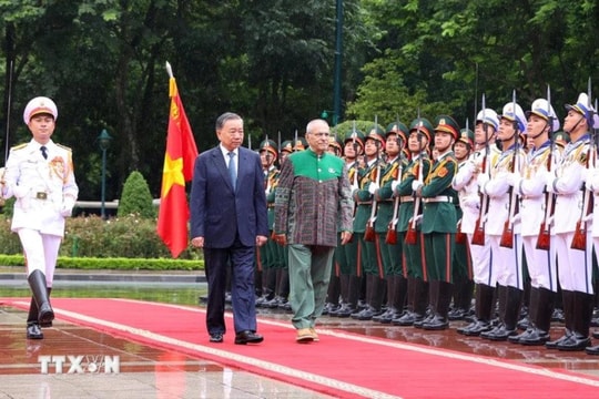 Chủ tịch nước Tô Lâm chủ trì lễ đón chính thức Tổng thống Timor Leste