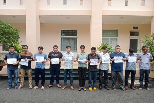Hàng chục đối tượng thành bị can trong đường dây cá độ