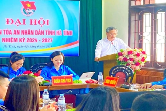 Chi đoàn TAND tỉnh Hà Tĩnh tổ chức thành công đại hội nhiệm kỳ 2024-2027