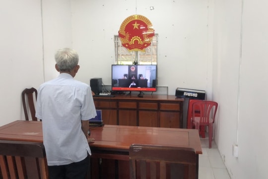 TAND huyện Kế Sách xét xử trực tuyến rút kinh nghiệm vụ án hình sự