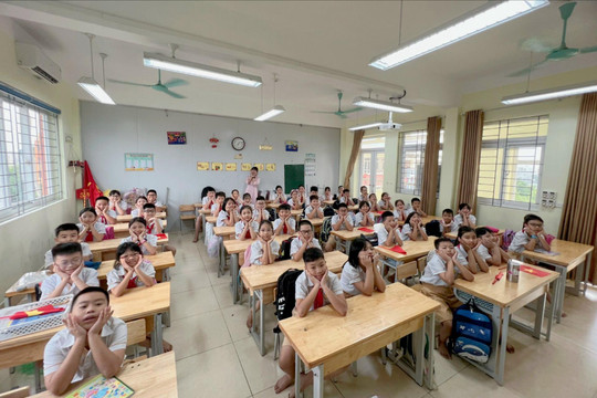 Sĩ số lớp tiểu học không quá 35 em/lớp