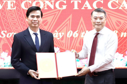 Ông Hoàng Quốc Khánh giữ chức Bí thư Tỉnh ủy Sơn La