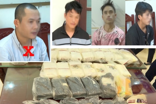 Bắt nhóm đối tượng vận chuyển 32kg ma túy đá