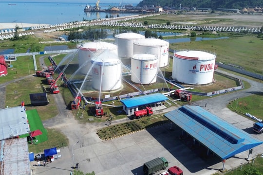 Diễn tập PCCC tại kho xăng dầu Chân Mây- Lăng Cô Huế