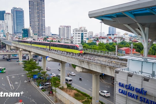 Toàn cảnh tuyến đường sắt trên cao Nhổn - ga Hà Nội trước ngày vận hành