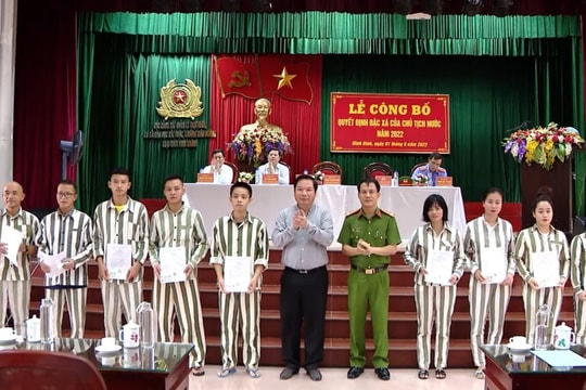 Công tác đặc xá năm 2024 được thực hiện thế nào?