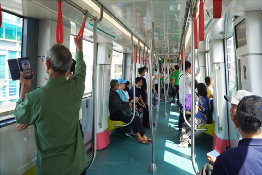 Metro Nhổn - ga Hà Nội vận chuyển hơn 100 ngàn lượt khách sau 3 ngày vận hành