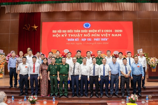 Đại hội hội kỹ thuật nổ mìn Việt Nam nhiệm kỳ 2024 -2029 thành công tốt đẹp