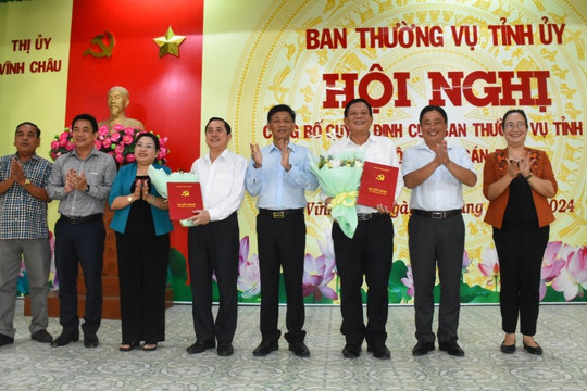 Chủ tịch Ủy ban MTTQVN tỉnh Sóc Trăng giữ chức Bí thư Thị ủy Vĩnh Châu
