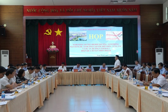 Đồng Nai quyết tâm đẩy nhanh tiến độ giải phóng mặt bằng cho hai dự án cao tốc trọng điểm