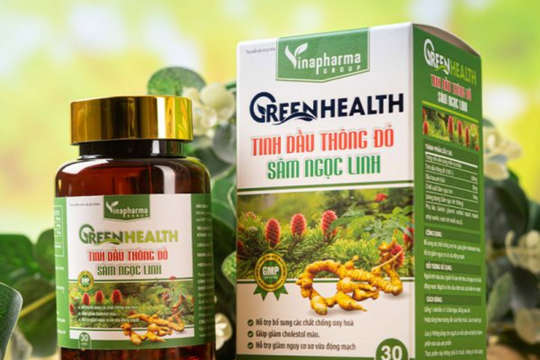 Sản phẩm Green Health tinh dầu thông đỏ sâm Ngọc Linh vi phạm quy định về quảng cáo