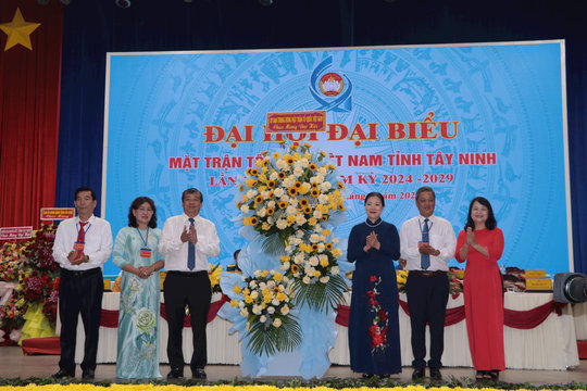 Đại hội MTTQ Việt Nam tỉnh Tây Ninh hướng đến phát triển địa phương vững mạnh