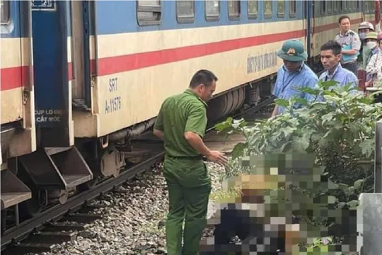 Cố tình lao vào tàu hỏa đang chạy, nam thanh niên tử vong