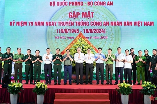 Bộ Quốc phòng gặp mặt Kỷ niệm 79 năm Ngày truyền thống Công an nhân dân