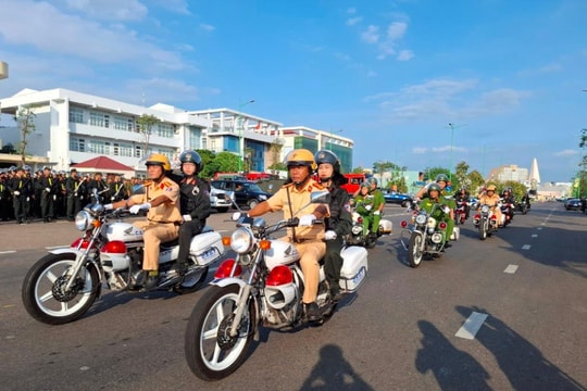 Công an tỉnh Bình Thuận ra quân trấn áp tội phạm