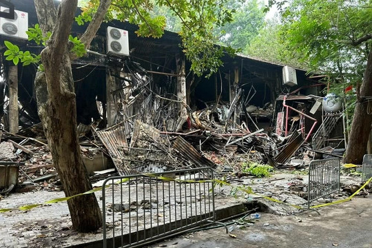 Nguyên nhân vụ cháy tại phố Phó Đức Chính